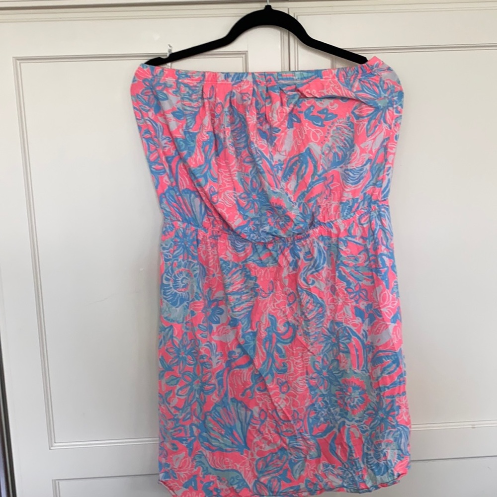 Lilly Pulitzer strapless dress